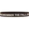 SayitBands One (1) Bold Remember the Fallen Wristband Bracelet view 1