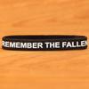 SayitBands One (1) Bold Remember the Fallen Wristband Bracelet view 2