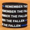 SayitBands One (1) Bold Remember the Fallen Wristband Bracelet view 3