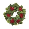 24 in Fabric Geranium Twig Wreath view 1