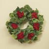 24 in Fabric Geranium Twig Wreath view 3