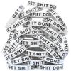 SayitBands Twenty (20) Get Shit Done Wristbands view 1