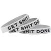 SayitBands Three (3) Get Shit Done Wristband Bracelets view 1