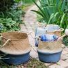 RusticReach Straw Basket Pop Up Belly Basket view 1