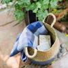 RusticReach Straw Basket Pop Up Belly Basket view 4