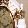 CLOCKZHJI European Table Clock | Living Room Bedroom Silent Retro Quartz Desktop Clock (Color : 288-D) view 4