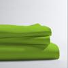 Taj Linens Cotton Bedsheets Set - Comfortable Fabric 400 Thread Count 100% Cotton 4-Piece Sheet Set 15 Inch Deep Pocket Solid (Cal-Queen, Sage) view 2