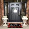 LEVINIS Christmas Door Mat 2'3' for Kitchen/Bathroom/Entry Way/Laundry Room/Living Room, Red&Black view 4