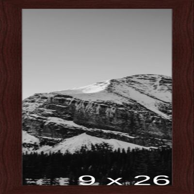 Frame It Easy 9 x 26 Merlot Wood Frame (Derby)