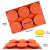 FUNSHOWCASE Round Disc Baking Silicone Mold 6-Cavity, 4inch, Circle Epoxy Resin Tray, 4-Bundle view 2