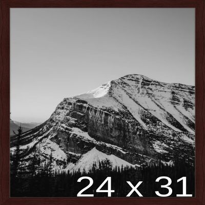 Frame It Easy 24 x 31 Merlot Wood Frame (Derby)