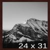 Frame It Easy 24 x 31 Merlot Wood Frame (Derby) view 1