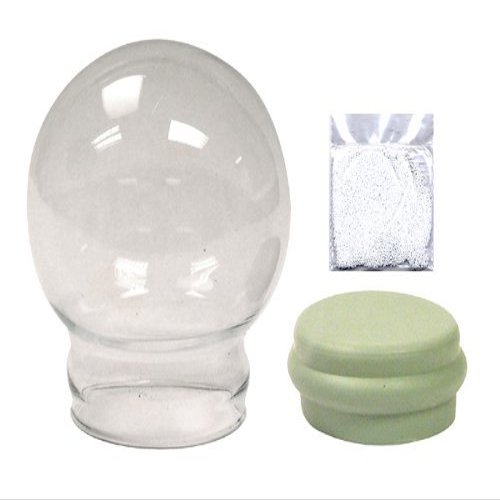 National Artcraft 2-1/2" Diameter Glass Snow Globe | Water Globe | Rubber Seal | Snow Flakes - Neck Opening is 1-9/16" - Pkg/2