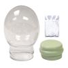 National Artcraft 2-1/2" Diameter Glass Snow Globe | Water Globe | Rubber Seal | Snow Flakes - Neck Opening is 1-9/16" - Pkg/2 view 1