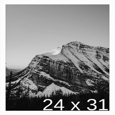 Frame It Easy 24 x 31 White Wood Frame (Derby)