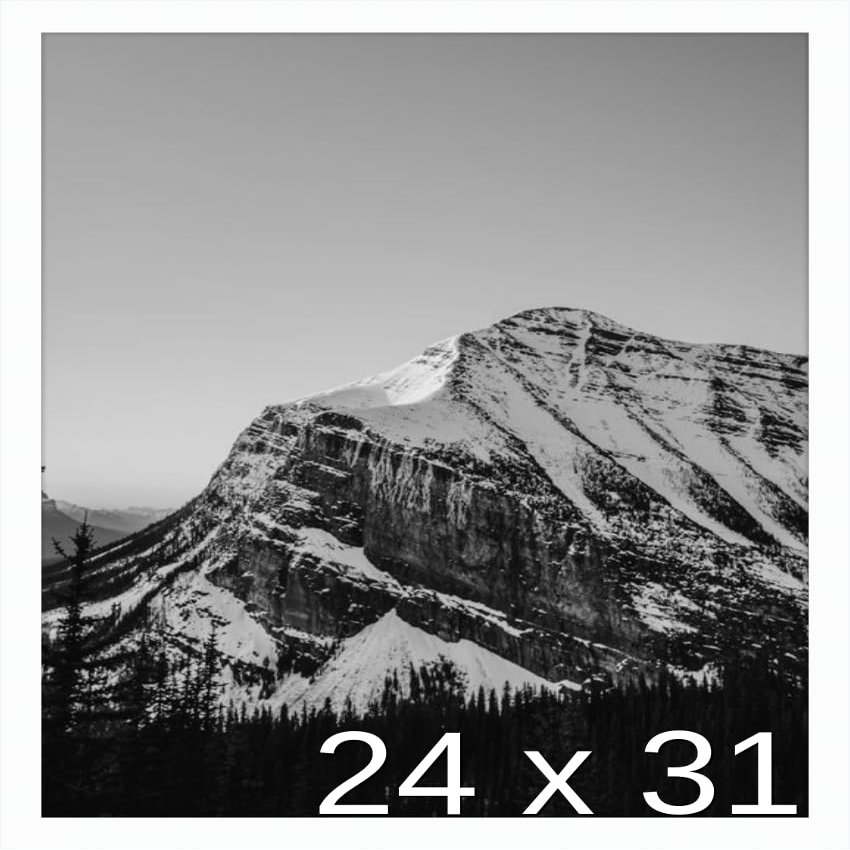 Frame It Easy 24 x 31 White Wood Frame (Derby)