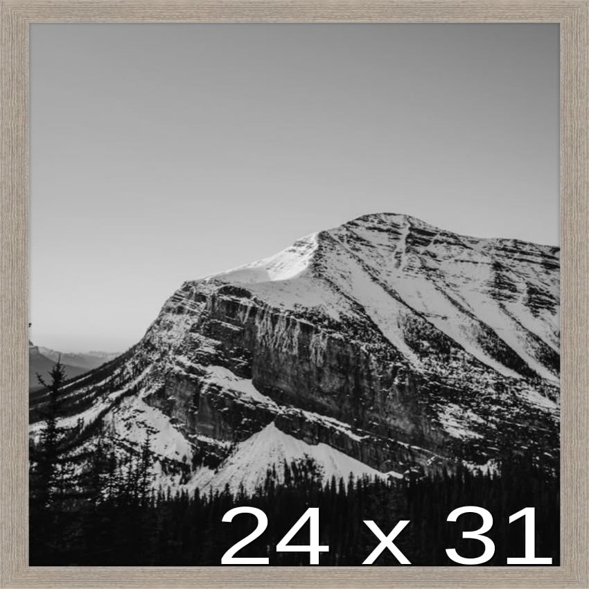 Frame It Easy 24 x 31 Rustic Gray Wood Frame (Derby)