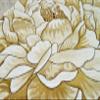 Flower Rug 2ft Round Area Rugs Cute Plush Flower Shaped Rug Circle Girly for Bedroom Floor Living Room Carpet 302 Beige view 3