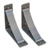 RRD Heavy Duty Fireplace Mantel Brackets (2 Pack) - Countertop Support - Hand Welded Rustic Farmhouse Decor (8"x9"x2.5", Natural Steel) view 1
