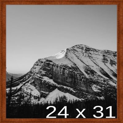 Frame It Easy 24 x 31 Russet Wood Frame (Derby)