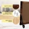 TenXVI Designs 18"x22" Freestanding and Hanging Vertical or Horizontal Magnetic Chalkboard Sign with Removable Legs for Weddings, Restaurants and Home Decor - Rustic Brown view 3