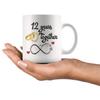 12th Wedding Anniversary For Him And Her, 12th Anniversarys For Her Him, 12th Anniversary Mug For Husband & Wife, 12 Years Together, Married 12 Years, 12 Years Couple (11 oz) view 2