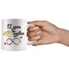 12th Wedding Anniversary For Him And Her, 12th Anniversarys For Her Him, 12th Anniversary Mug For Husband & Wife, 12 Years Together, Married 12 Years, 12 Years Couple (11 oz) view 3
