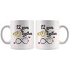 12th Wedding Anniversary For Him And Her, 12th Anniversarys For Her Him, 12th Anniversary Mug For Husband & Wife, 12 Years Together, Married 12 Years, 12 Years Couple (11 oz) view 4