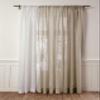 Solino Home Sheer Curtain 108 Inches Long - European Flax 100% Pure Linen Light Natural Window Treatment Panel 52 x 108 Inch - Light Filtering Rod Pocket Curtain for Living Room, Bedroom - 1 Panel view 3