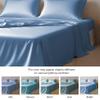 Linenwalas Eucalyptus Tencel Lyocell Sheets Set Full Size - Cooling Breathable Silk Soft, 1 Fitted 1 Flat and 2 Pillowcases (Full/Bahamas Blue) view 2