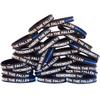 SayitBands Fifty (50) Bold Remember the Fallen Wristband Bracelets view 1