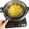 6QT Deep Fryer Set Stainless Steel Deep Fry Basket & 3-Ply Deep Frying Pot Sauce Pan With Lid view 2