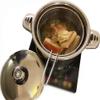 6QT Deep Fryer Set Stainless Steel Deep Fry Basket & 3-Ply Deep Frying Pot Sauce Pan With Lid view 3