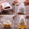300 Pcs Drawstring Tea Filter Bags, Disposable Empty Cotton Filter Bags for Loose Tea 3.94 x 3.15 inch view 3
