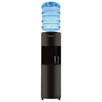 Frigidaire EFWC498 - Top Loading Cooler Dispenser -Hot & Cold Water - Child Safety Lock - Innovative Slim & Sleek Design, Holds 3 or 5 Gallon Bottles - Black