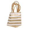 Darice Gold Mini Gift Bag Stripe, 3 x 4 inches, 6 Pieces view 1