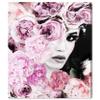 The Oliver Gal Artist Co. People and Portraits Wall Art Canvas Prints 'She Persisted' Home Dcor, 20" x 24", Black, Pink view 1