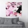 The Oliver Gal Artist Co. People and Portraits Wall Art Canvas Prints 'She Persisted' Home Dcor, 20" x 24", Black, Pink view 3