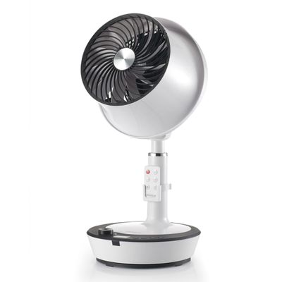 Soleus Air DC Motor Circulator Fan, 12 Speed Cooling Floor Fan, Adhustable Height, Oscillating, Outdoor Indoor Camping Travel