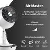 Soleus Air DC Motor Circulator Fan, 12 Speed Cooling Floor Fan, Adhustable Height, Oscillating, Outdoor Indoor Camping Travel view 3