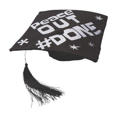 Fun Express - Silver Mortarboard Decorating Kit for Graduation - Stationery - Stickers - Stickers - Sheets - Graduation - 1 Piece