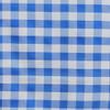 BalsaCircle 50 pcs 15x15-Inch Blue on White Gingham Checkered Polyester Luncheon Napkins - for Wedding Party Restaurant Dinner view 2