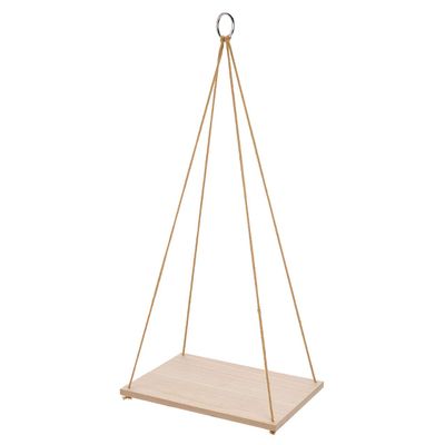 Tokyodo KU000040 Flower Material, White/Beige, Width 13.4 x Depth 9.4 inches (34 x 24 cm), Total Height Including Handle, Approx. 29.5 inches (75 cm), Hanging Wood Board
