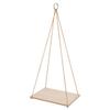 Tokyodo KU000040 Flower Material, White/Beige, Width 13.4 x Depth 9.4 inches (34 x 24 cm), Total Height Including Handle, Approx. 29.5 inches (75 cm), Hanging Wood Board view 1