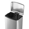 BLACK+DECKER BXBN0001GB 30L Pedal Bin with Soft Close Lid, Stainless Steel, 61.5cm x 35cm x 34cm, Cool Grey view 2
