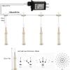 Dreamworth 4 Pack 480 LED Firework Copper Wire Lights, Fairy Twinkle Lights Plug in String Lights 8 Modes Waterproof Starburst Lights for Christmas, Birthday, Bedroom, Corridor Patio, Garden, Wedding view 2