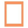 CountryArtHouse Orange Acid Free 12x12 Picture Frame Mats with White Core Bevel Cut for 8x8 Pictures - Fits 12x12 Frame - One Mat - With Bag & Backing view 3