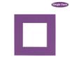 CountryArtHouse Dark Purple Acid Free 12x12 Picture Frame Mats with White Core Bevel Cut for 8x8 Pictures - Fits 12x12 Frame - One Mat - With Bag & Backing view 2