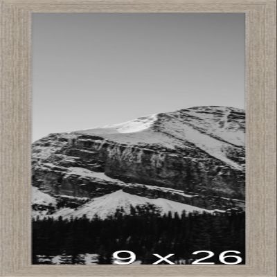 Frame It Easy 9 x 26 Rustic Gray Wood Frame (Derby)