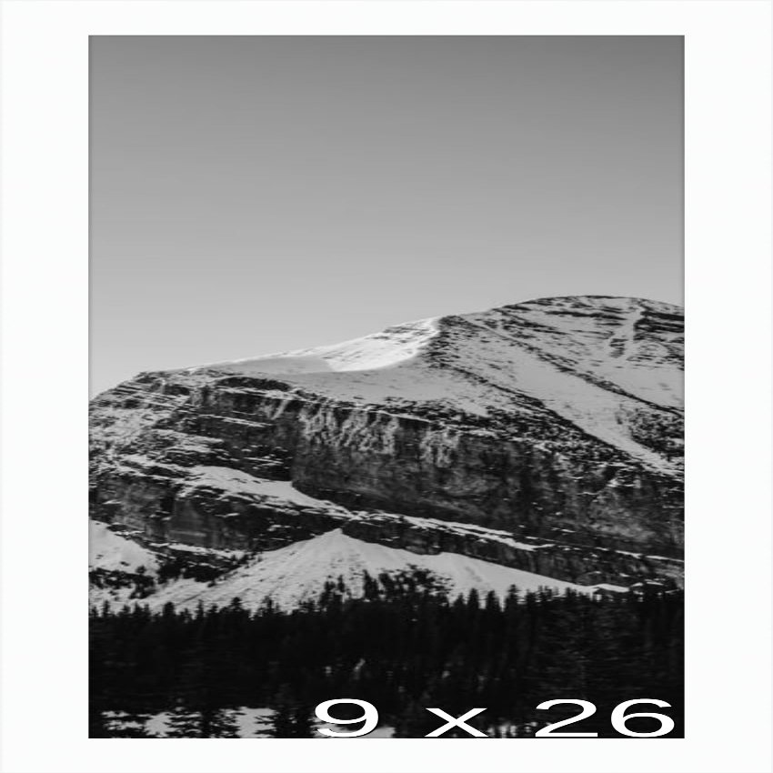 Frame It Easy 9 x 26 White Wood Frame (Derby)